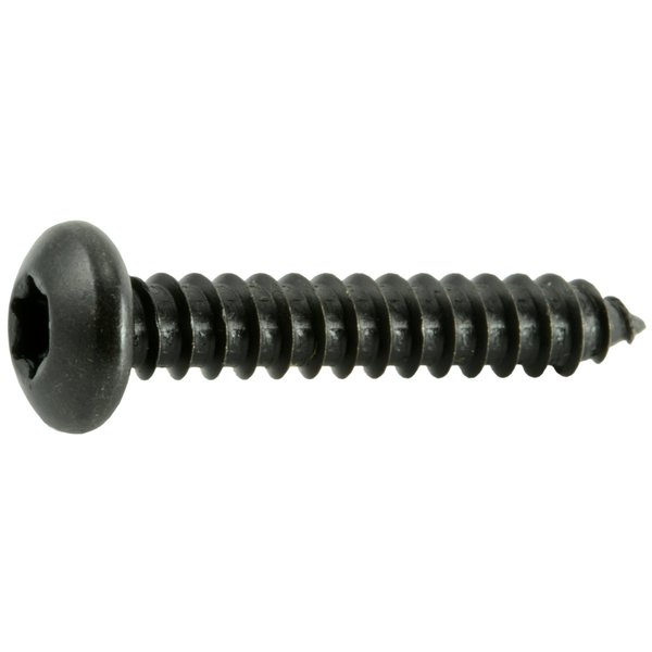 Midwest Fastener Sheet Metal Screw, #12 x 1-1/4 in, Black Steel Pan Head Torx Drive, 15 PK 36903